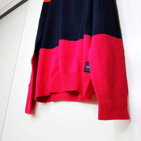 BNWT SS19 CALVIN KLEIN SWEATER BLOCK COLOR SWEATER L - Picture 6 of 13